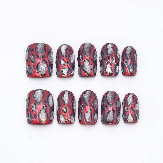 Red Silver Leopard