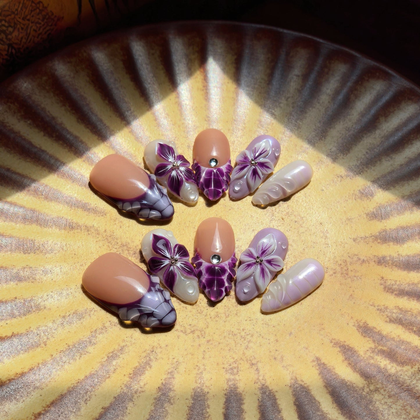 Deep Violet Press-on Nails