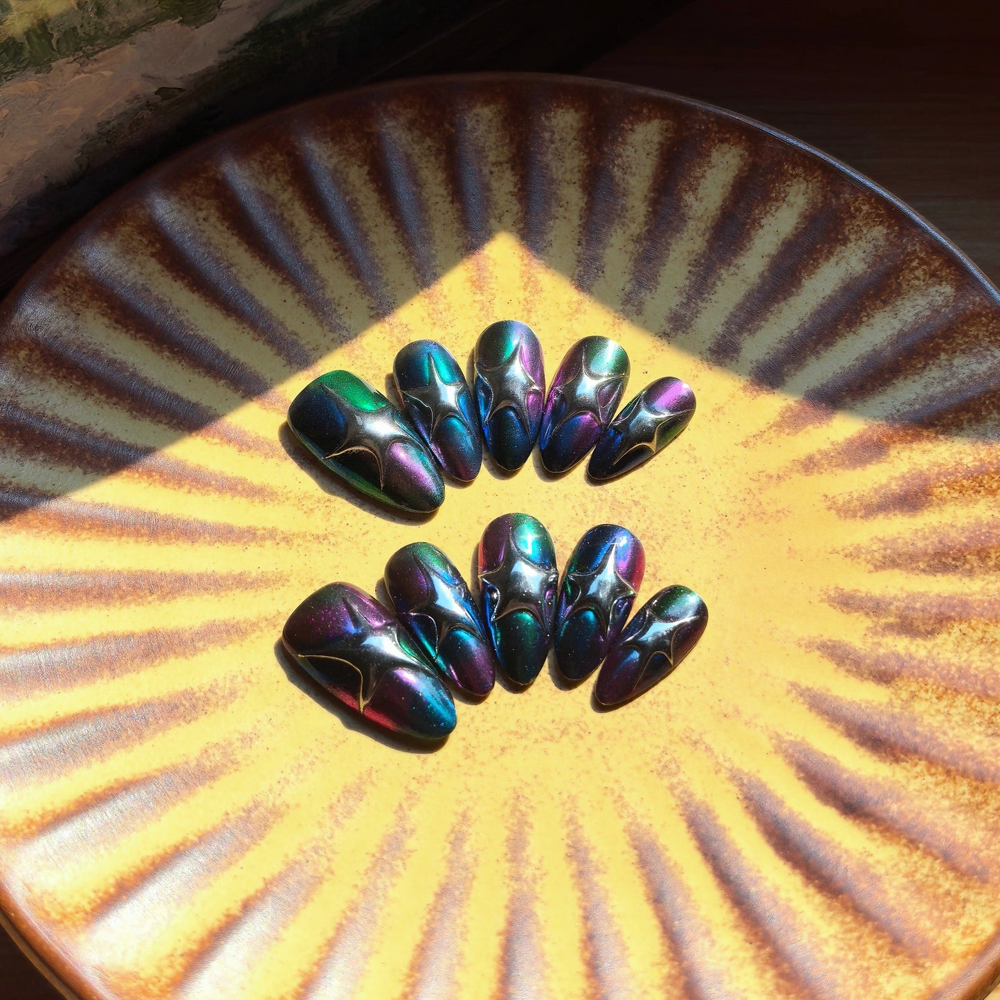 Colored metal
